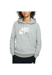 Bluza Nike Sportswear Essential BV4126-063 - szara. Typ kołnierza: kaptur. Kolor: szary. Materiał: bawełna, tkanina, poliester. Styl: klasyczny, sportowy #1