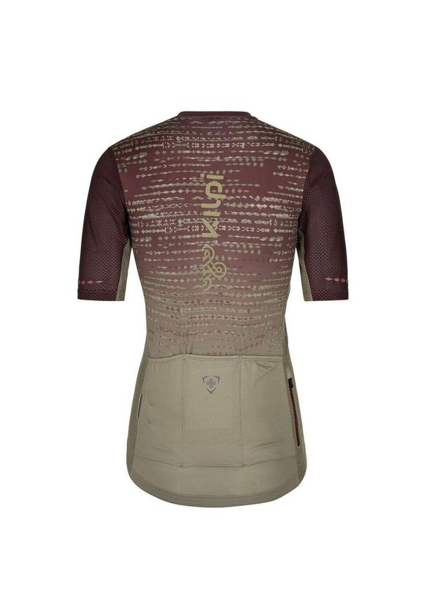 Damska koszulka kolarska Kilpi Ritael. Kolor: czerwony. Sport: kolarstwo