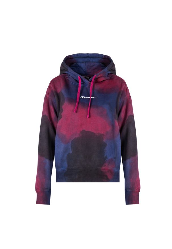 Champion Bluza | 115744 | Kobieta | Granatowy. Okazja: na co dzień. Kolor: niebieski. Materiał: bawełna, poliester. Wzór: nadruk. Styl: sportowy, klasyczny, casual