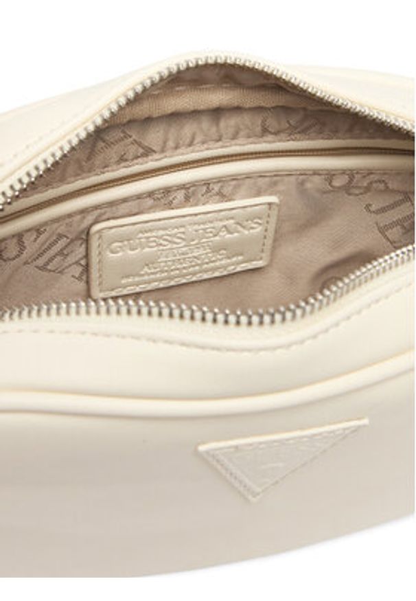 Guess Jeans Torebka CWBEO-GUESS-B-012-09 Écru. Kolor: kremowy. Materiał: skórzane