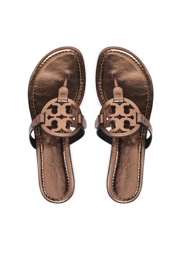 Tory Burch Japonki 183517 Niebieski. Kolor: niebieski. Materiał: skóra