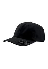 ATLANTIS - 6panelowa Czapka Dad Hat Unstructured. Kolor: czarny
