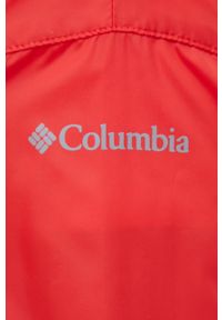 columbia - Columbia wiatrówka Alpine Chill kolor czerwony przejściowa. Kolor: czerwony. Materiał: włókno, materiał. Wzór: ze splotem #5
