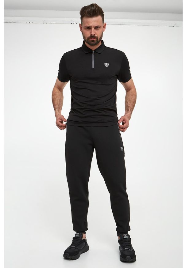 EA7 Emporio Armani - Polo męskie EA7 EMPORIO ARMANI. Typ kołnierza: polo