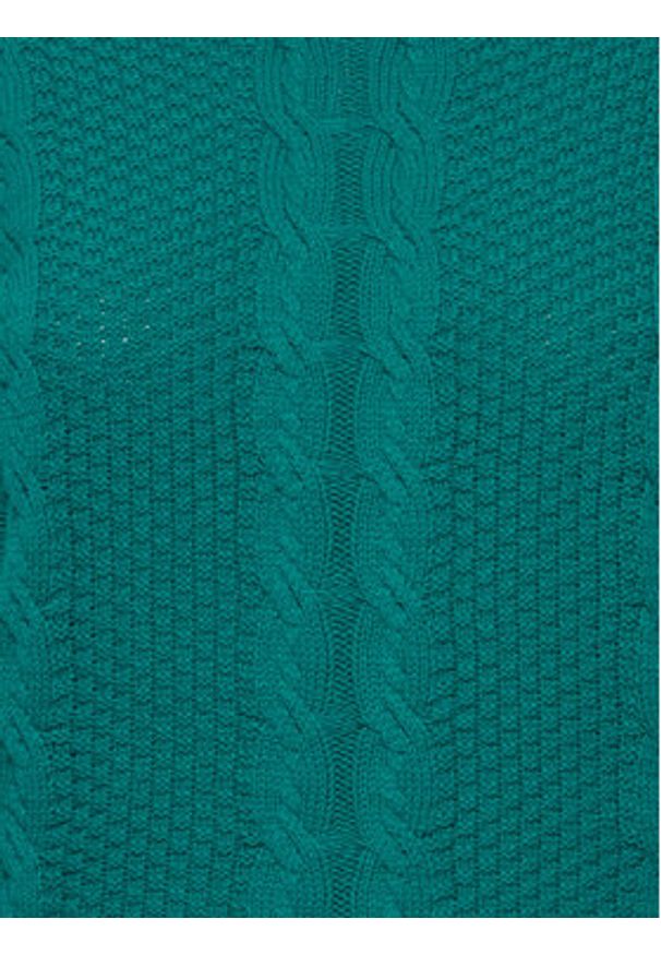 ICHI Sweter 20119847 Zielony Regular Fit. Kolor: zielony. Materiał: bawełna, syntetyk