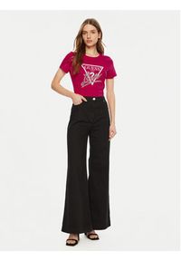 Guess T-Shirt W5RI10 I3Z14 Czerwony Regular Fit. Kolor: czerwony. Materiał: bawełna #4