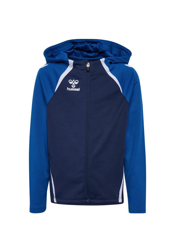 Dziecięca bluza dresowa z kapturem Hummel Lead 2.0. Typ kołnierza: kaptur. Kolor: niebieski. Materiał: dresówka