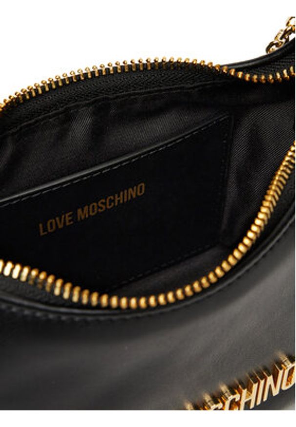 Love Moschino - LOVE MOSCHINO Torebka JC4252PP0MKS0000 Czarny. Kolor: czarny. Materiał: skórzane