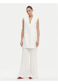 ACCESS FASHION Spodnie palazzo 53-5136-117 Biały Regular Fit. Kolor: biały. Materiał: syntetyk #3