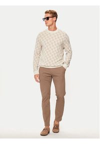 JOOP! Sweter 17 JK-13Ravon 30040088 Beżowy Modern Fit. Kolor: beżowy. Materiał: bawełna #2