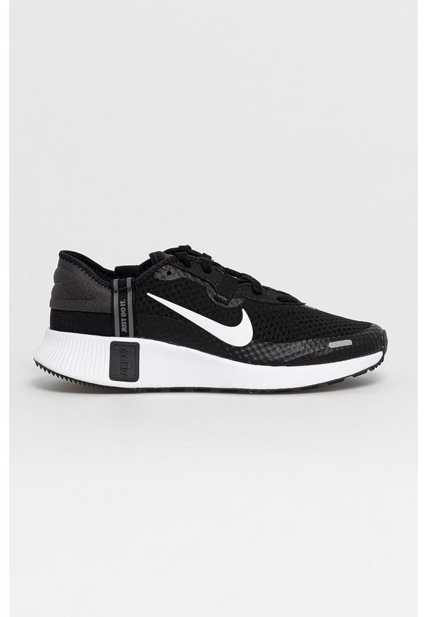 Nike Sportswear - Buty Reposto. Nosek buta: okrągły. Zapięcie: sznurówki. Kolor: czarny. Materiał: guma