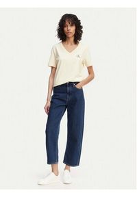 Calvin Klein Jeans Komplet t-shirtów LV047C906G Żółty jasny Regular Fit. Kolor: żółty. Materiał: bawełna #6