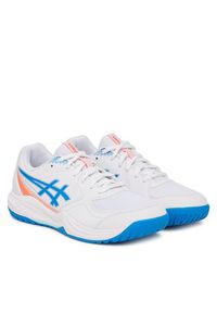 Asics Buty do tenisa Gel-Dedicate 9 Gs 1044A085 Biały. Kolor: biały. Materiał: skóra. Sport: tenis #3