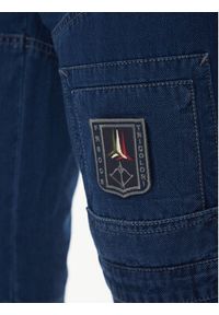Aeronautica Militare Jeansy 251PA1655CT3507 Granatowy Regular Fit. Kolor: niebieski