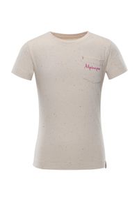 ALPINE PRO - Stylowy T-shirt dla dzieci Alpine Pro Gango 164-170. Kolor: zielony. Materiał: poliester, bawełna. Sport: kolarstwo