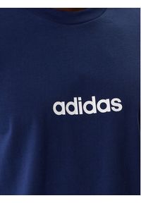 Adidas - adidas T-Shirt Essentials Linear JE8999 Granatowy Regular Fit. Kolor: niebieski. Materiał: bawełna #3