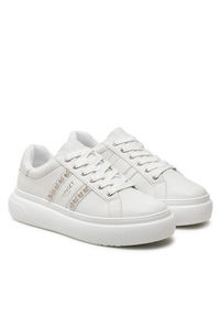 TwinSet - TWINSET Sneakersy 242TCP01G Biały. Kolor: biały. Materiał: skóra #5