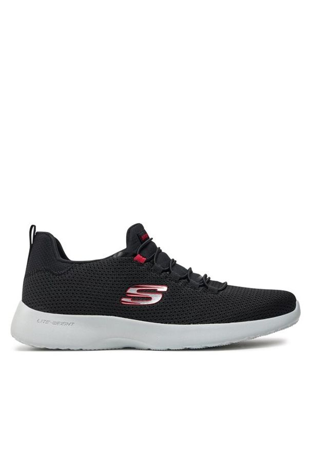 skechers - Skechers Sneakersy Dynamight 58360/BKRD Czarny. Kolor: czarny. Materiał: materiał