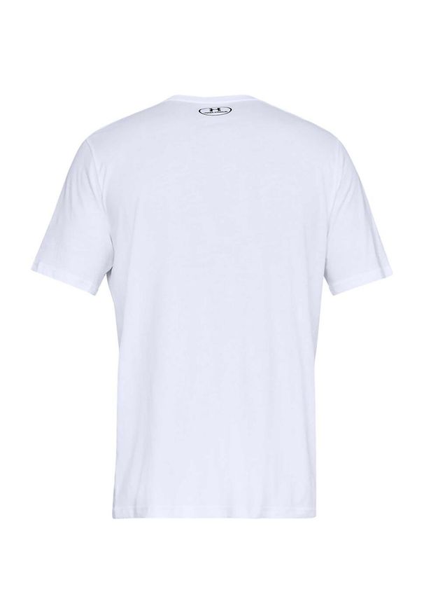 Koszulka sportowa męska Under Armour Left Chest Logo. Kolor: biały, czarny, wielokolorowy