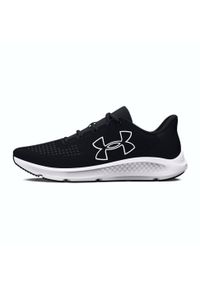Buty do chodzenia męskie Under Armour Charged Pursuit 3 Bl. Zapięcie: sznurówki. Kolor: biały, czarny, wielokolorowy. Materiał: syntetyk, tkanina, materiał. Szerokość cholewki: normalna. Sport: turystyka piesza