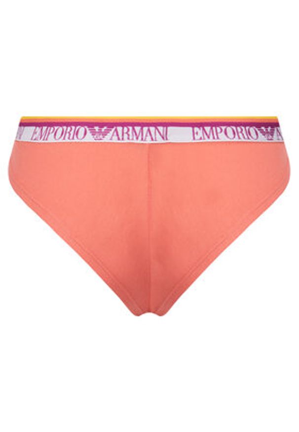 Emporio Armani Underwear Komplet 2 par fig brazylijskich EW000404 AF10883 M4008 Różowy. Kolor: różowy. Materiał: bawełna