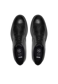 BOSS - Boss Półbuty Dressletic Derb bubr 50521227 Czarny. Kolor: czarny. Materiał: skóra #3