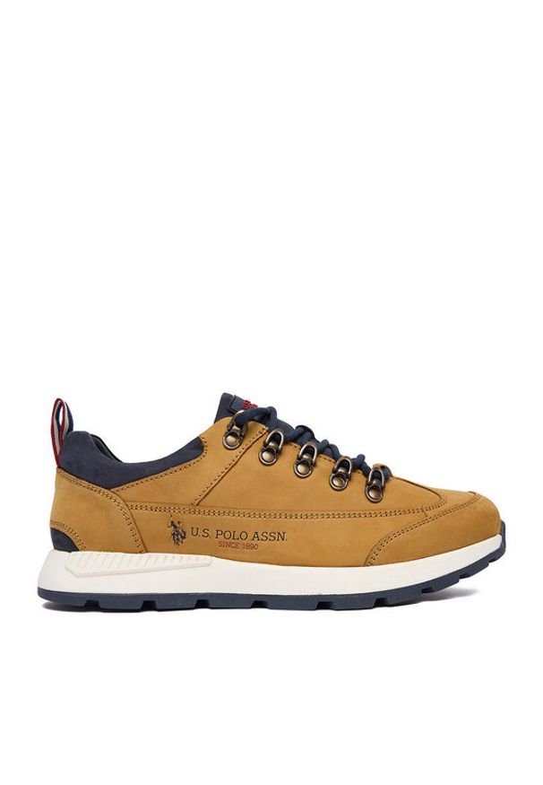 U.S. Polo Assn. Sneakersy EO-VENTUR002M/EL1 Beżowy. Kolor: beżowy. Materiał: zamsz, skóra