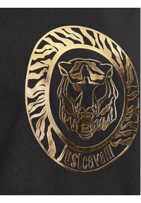 Just Cavalli T-Shirt 75OAHT01 Czarny Regular Fit. Kolor: czarny. Materiał: bawełna #2