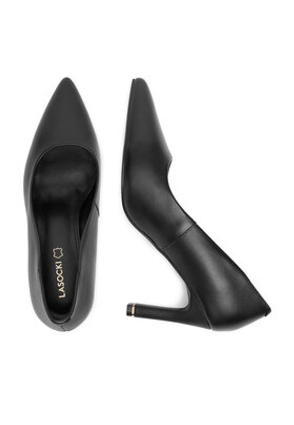 Lasocki Szpilki CEO-HY20077-1 Czarny. Kolor: czarny. Materiał: skóra. Obcas: na szpilce