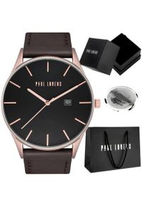 Zegarek męski Paul Lorens - LONGIO-1B1 Z GRAWEREM #1