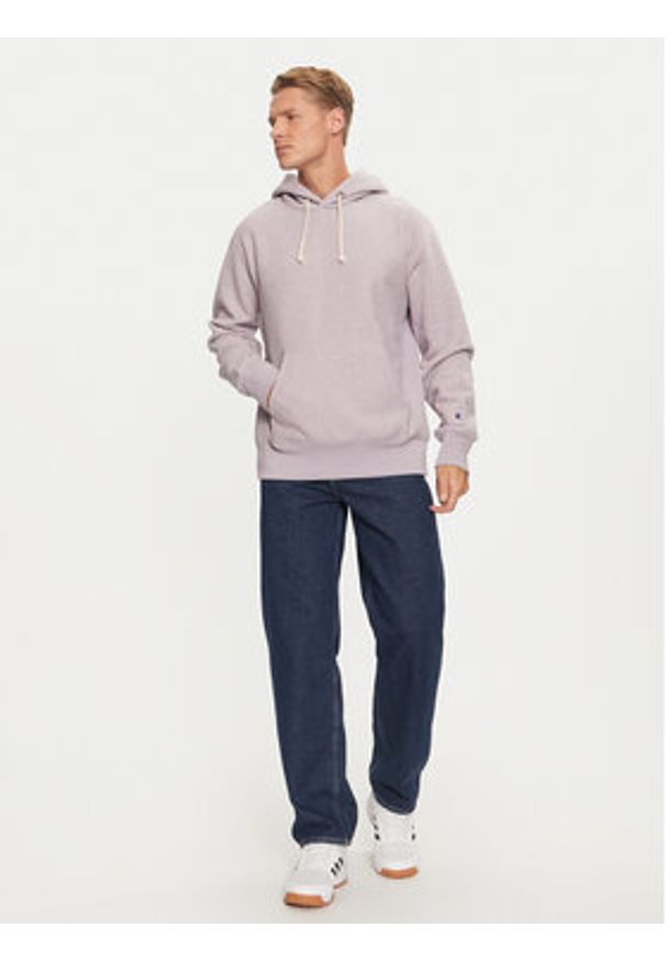 Champion Bluza 218800 Fioletowy Regular Fit. Kolor: fioletowy. Materiał: syntetyk, bawełna