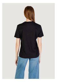 Calvin Klein Jeans T-Shirt A- INST. LOGO CLASSI Czarny Casual Fit. Okazja: na co dzień. Kolor: czarny. Materiał: syntetyk. Styl: casual #4