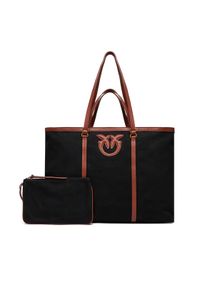 Pinko - PINKO Torebka Miranda Shopper Extra PE 25 PLTT 104715 A2G2 Czarny. Kolor: czarny