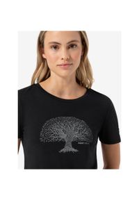 Koszulka z krótkim rękawkiem damska SUPER.NATURAL Tree Of Knowledge Tee. Kolor: czarny. Długość rękawa: krótki rękaw. Długość: krótkie