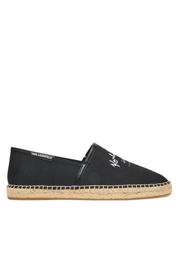 Karl Lagerfeld - KARL LAGERFELD Espadryle KL70126 Czarny. Kolor: czarny. Materiał: materiał