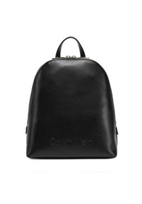 Calvin Klein Plecak K60K613185 Czarny. Kolor: czarny. Materiał: skóra