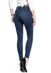 Wrangler - SPODNIE DAMSKIE WRANGLER HIGH RISE SKINNY SOLAR BLUE W27HJC11J 112128087 #9