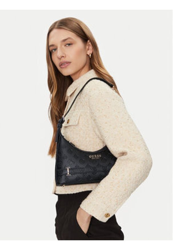Guess Torebka HWPD96 30180 Czarny. Kolor: czarny. Materiał: skórzane