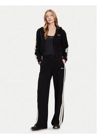 Guess Spodnie dresowe V5BB16 KCX52 Czarny Wide Leg. Kolor: czarny. Materiał: syntetyk #2