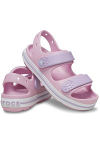 Sandały dziecięce Crocs CROCBAND CRUISER. Kolor: biały, różowy, wielokolorowy