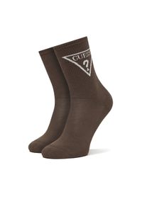 Guess Skarpety długie V2GZ00 ZZ00I Brązowy. Kolor: brązowy. Materiał: bawełna #1
