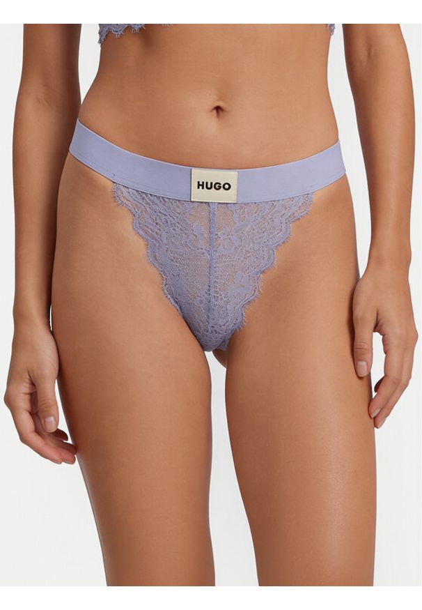 Hugo - HUGO Figi klasyczne 50535071 Fioletowy. Kolor: fioletowy. Materiał: syntetyk