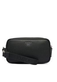 Emporio Armani Kosmetyczka Y4R356 Y138E 81072 Czarny. Kolor: czarny. Materiał: skóra #1