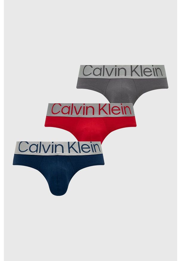 Calvin Klein Underwear slipy (3-pack) męskie. Materiał: materiał, włókno