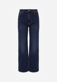Renee - Niebieskie Szerokie Jeansy z Bawełny Vimelsnis. Okazja: na co dzień. Kolor: niebieski. Styl: casual #2