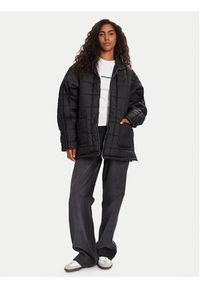 Adidas - adidas Kurtka przejściowa Essentials JX8825 Czarny Oversize. Kolor: czarny. Materiał: syntetyk