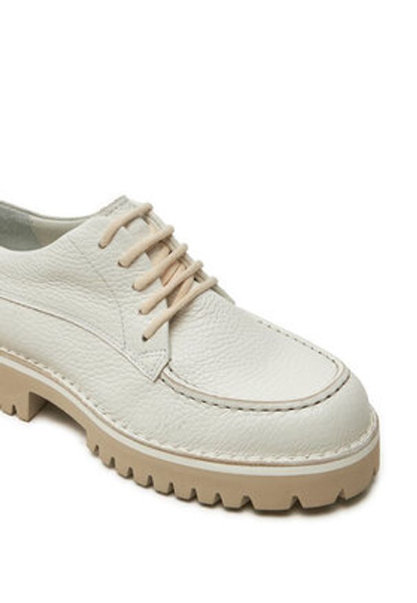 Fracap Trapery G100 Biały. Kolor: biały. Materiał: skóra