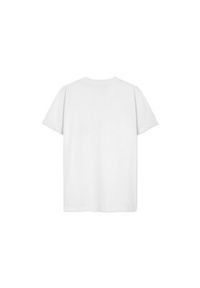 Versace Jeans Couture T-Shirt 78GAHC05 Biały Regular Fit. Kolor: biały. Materiał: bawełna