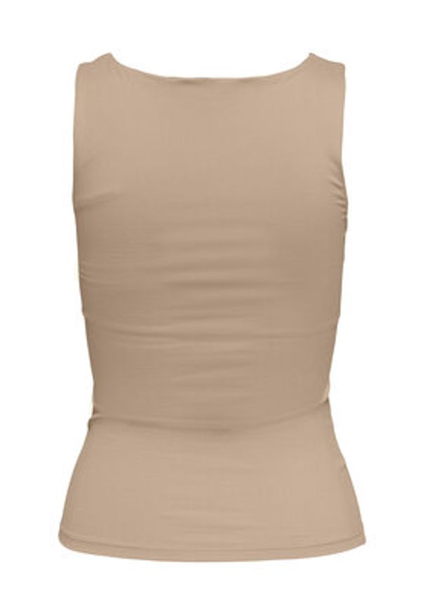 only - ONLY Top Lea 15278090 Biały Regular Fit. Kolor: biały. Materiał: syntetyk