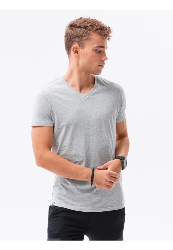 Szary t-shirt Ombre Clothing